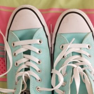 Mint colored Converse